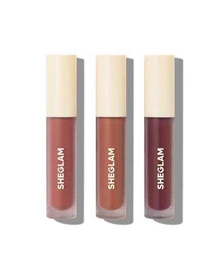 Sheglam Matte Liquid Lipstick Set of 3-2.3 ml