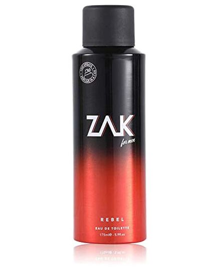 ZAK Rebel Spray For Men, Eau De Toilette - 175 ml