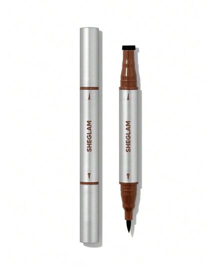 Sheglam Wing It Waterproof Liner Duo - Brown - 1 Ml.