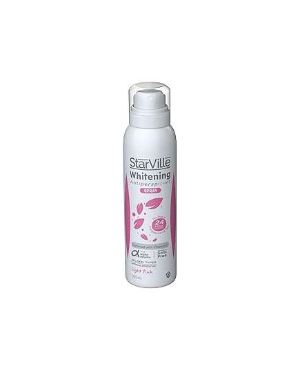 Starville Whitening Antiperspirants Spray Light Pink 200 ml
