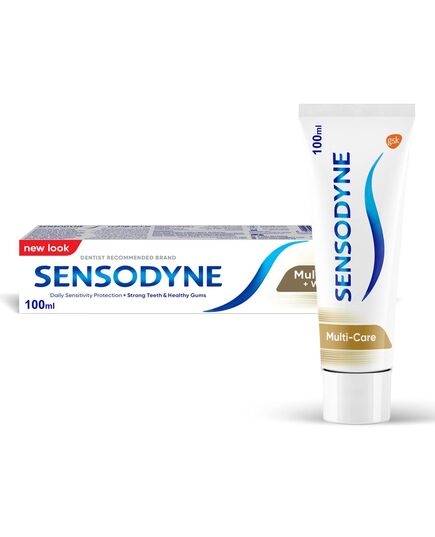 Sensodyne Multi Care and Whitening Toothpaste for Sensitive Teeth - 100 ml