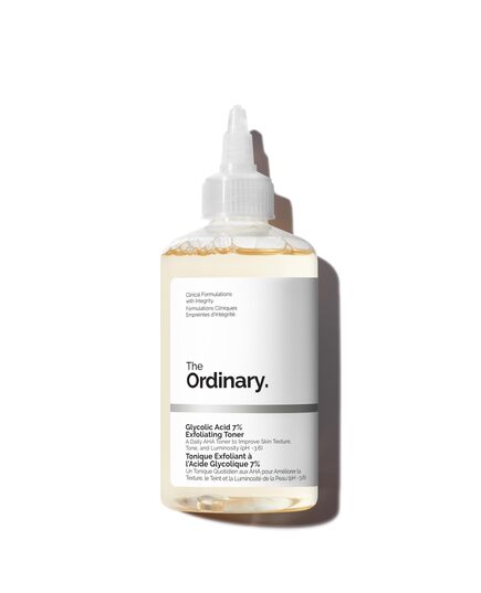 The ordinary glycolic acid 7% toning solution (with 7% glycolic acid, amino acids, aloe vera, ginseng and tasmanian pepperberry)
