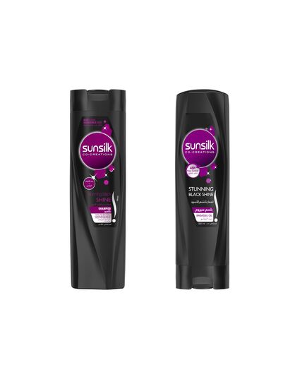 Sunsilk Shampoo Black Shine + Conditioner (350+ 350)ML