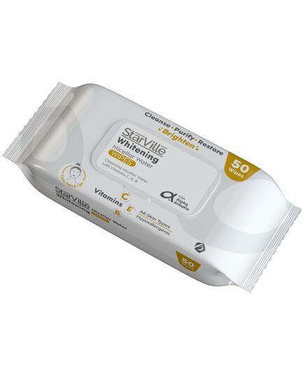 StarVille Whitening Micellar Water Wipes 50