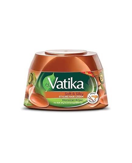 Vatika Styling Moroccan Argan Enriched Hair Cream (210ml)