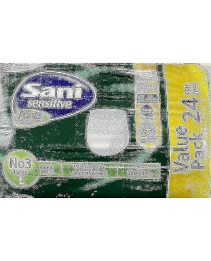 Sani Adult Diapers Short Large - 24 Piece