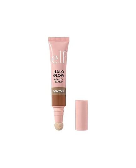 e.l.f. Halo Glow Contour Beauty Wand Liquid Contour Wand for a Naturally Shaped Look, Buildable Formula, Vegan & Cruelty Free, Light/Medium, 10 ml