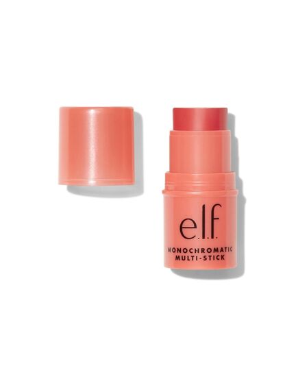 e.l.f. Monochromatic Multi Stick, Travel-Sized Luxuriously Creamy & Blendable Color For Eyes, Lips & Cheeks, Vegan & Cruelty-Free, Glimmering Guava, 0.17 Oz