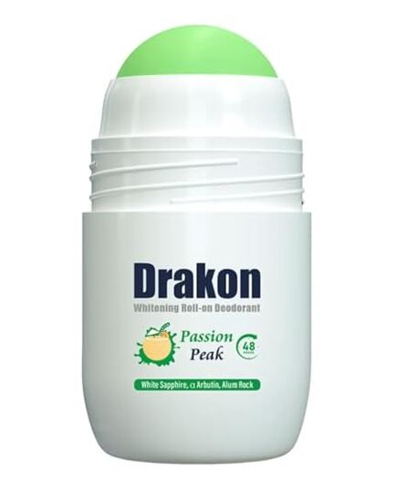 Drakon Roll-On Deodorant 5in1 Passion Peak+ Lollipop candy scent,48h Protection, Aluminum Chloride &Alcohol Free (1+1) Promopack - 50 ml+50ml
