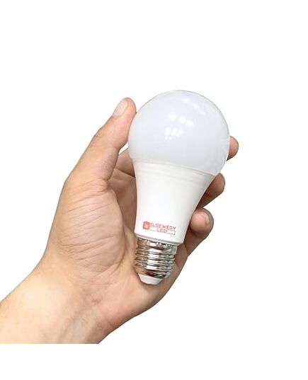 ELSEWEDY Classic LED Bulb E27, 6500 Kelvin, 1150 Lumen (White, 12 Watt, 3 Pieces)