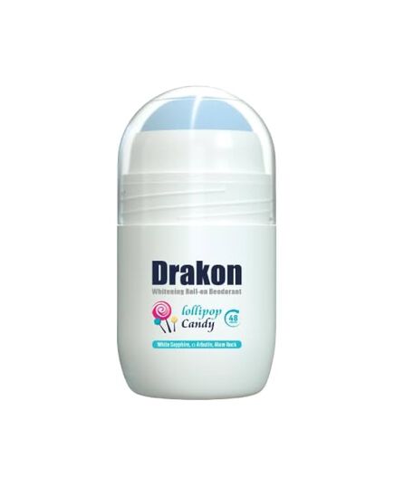 Drakon Roll-On Deodorant 5in1 Passion Peak+ Lollipop candy scent,48h Protection, Aluminum Chloride &Alcohol Free (1+1) Promopack - 50 ml+50ml