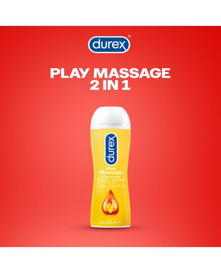 Durex Play Massage 2 In 1 Lubricant, Sensual, Ylang Ylang- 200Ml