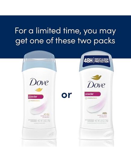 Dove Powder Deodorant & Antiperspirant Stick (74G)