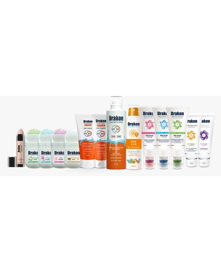 Drakon Roll-On Deodorant 5in1 Passion Peak Scent,48h Protection For Sensitive Skin Aluminum Chloride & Alcohol Free,(1+1) Promopack - 50 ml+50ml