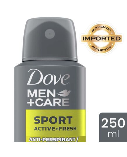 Dove men+care sport active+ fresh anti-perspirant deodorant aerosol, 250ml