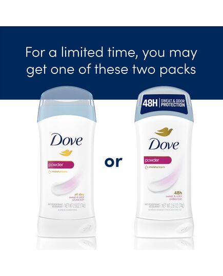 Dove Powder Deodorant & Antiperspirant Stick (74G)
