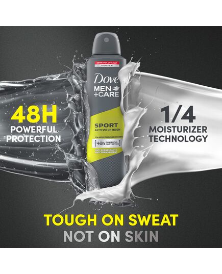 Dove men+care sport active+ fresh anti-perspirant deodorant aerosol, 250ml