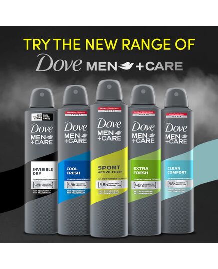 Dove men+care sport active+ fresh anti-perspirant deodorant aerosol, 250ml