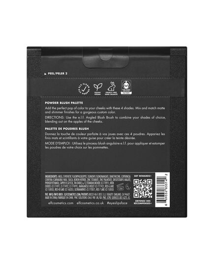 E.L.F 83314 Studio Blush Palette - Light, .56 oz