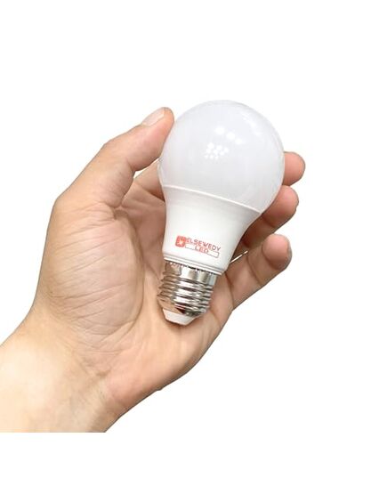 ELSEWEDY LED Bulb E27, 5 Watt, 6500 Kelvin, 425 Lumen (White, 9 Watt)