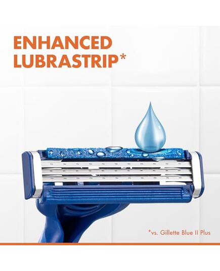 Gillette Blue 3 Comfort Disposable Razor for Men 9 + 3 Free – Pack of 12