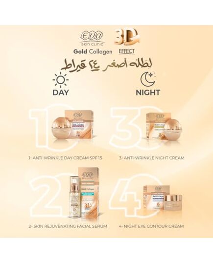 Eva Skin Clinic Anti-Ageing Gold Collagen Skin Rejuvenating Facial Serum 30 ml