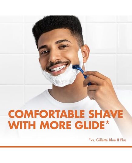 Gillette Blue 3 Comfort Disposable Razor for Men 9 + 3 Free – Pack of 12