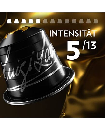 Espresso Lavazza, Maestro Lungo, 10 Aluminium Capsules Compatible with N Original Machines, Fruit & Flowers Notes, 100% Arabica, Intensity 5/13