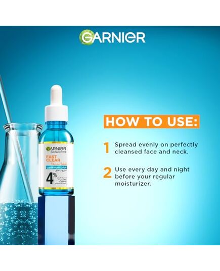 Garnier Skinactive Fast Clear Booster Face Serum, For Acne Prone Skin, With Salicylic Acid, 30ml
