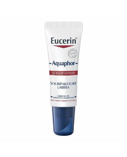 Eucerin Aquaphor Sos Riparatore Labbra, 10 ml