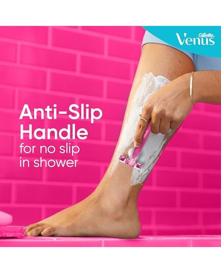 Gillette Blue 2 Plus Razor Blades For Women- 5 Blades, Pink