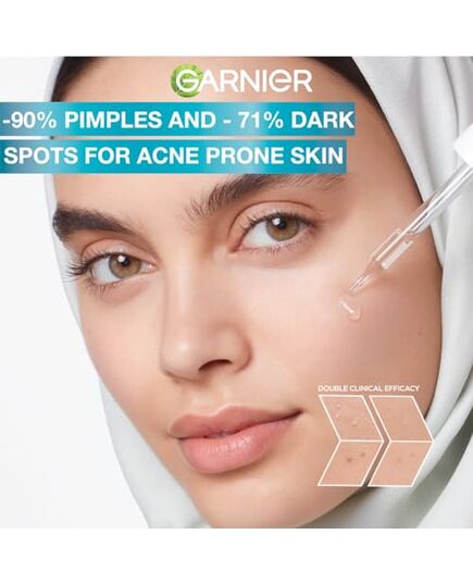 Garnier Skinactive Fast Clear Booster Face Serum, For Acne Prone Skin, With Salicylic Acid, 30ml