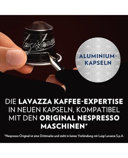 Espresso Lavazza, Maestro Lungo, 10 Aluminium Capsules Compatible with N Original Machines, Fruit & Flowers Notes, 100% Arabica, Intensity 5/13