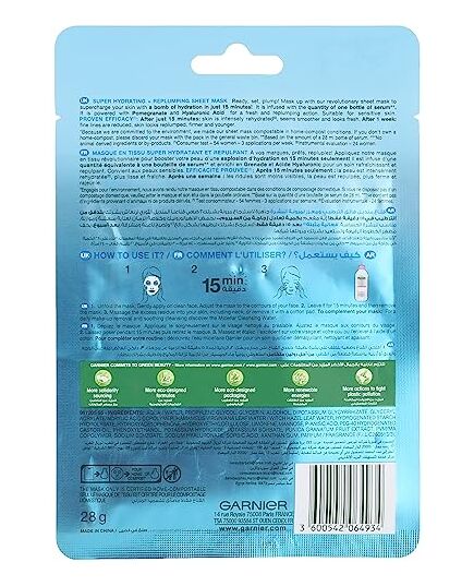 Garnier Moisturizing Hydra Bomb Tissue Mask With Pomegranate