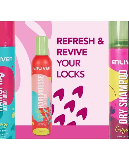 Enliven The Levine Ultra Hold Hair Mousse, 300 ml