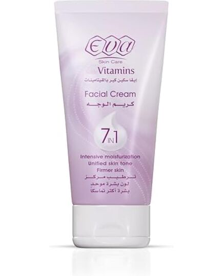 Eva Skin Care Facial Cream With Vitamins 7 In 1 For All Skin Types 45 Gm