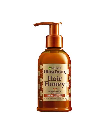 Garnier Ultra Doux Honey Treasures Repairing Serum for Damaged hair and Split ends with Heat protection 115ml