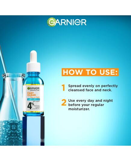 Garnier Skinactive Fast Clear Booster Face Serum, For Acne Prone Skin, With Salicylic Acid, 30ml