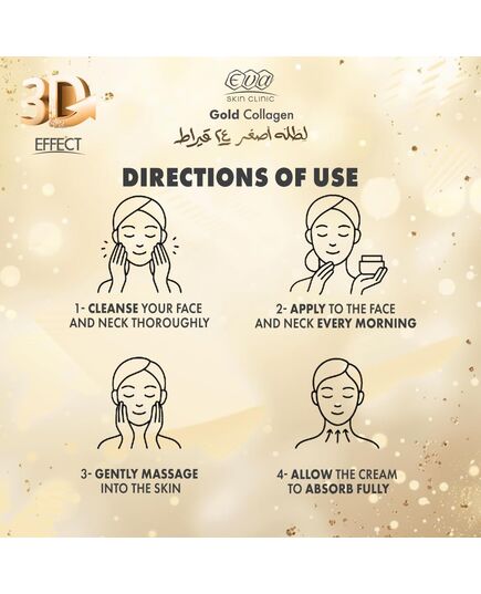 Eva Skin Clinic Anti-Ageing Gold Collagen Anti-Wrinkle Day Cream 50 ml