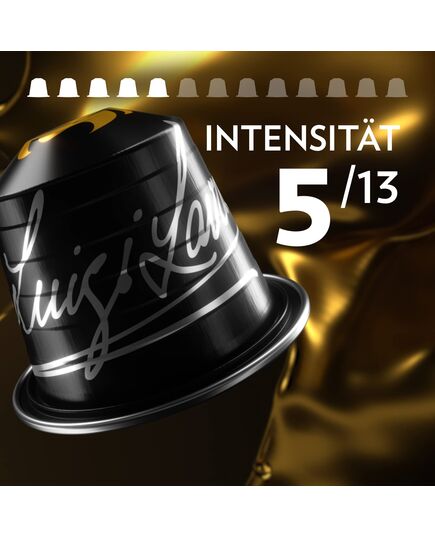 Espresso Lavazza, Maestro Lungo, 10 Aluminium Capsules Compatible with N Original Machines, Fruit & Flowers Notes, 100% Arabica, Intensity 5/13