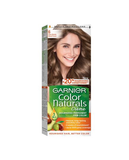 Garnier Color Naturals Permanent Crème Hair Color - 6 Dark Blonde