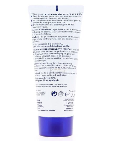 Eucerin UreaRepair PLUS Foot Cream 10% Urea 100ml