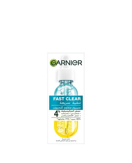 Garnier Skinactive Fast Clear Booster Face Serum, For Acne Prone Skin, With Salicylic Acid, 15Ml