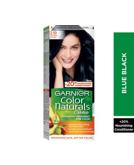 Garnier Color Naturals Permanent Crème Hair Color - 2.1 Blue Black