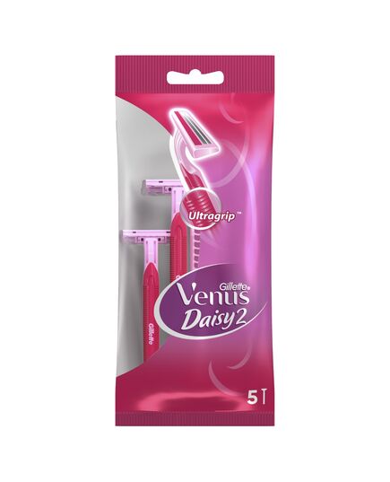 Gillette Blue 2 Plus Razor Blades For Women- 5 Blades, Pink