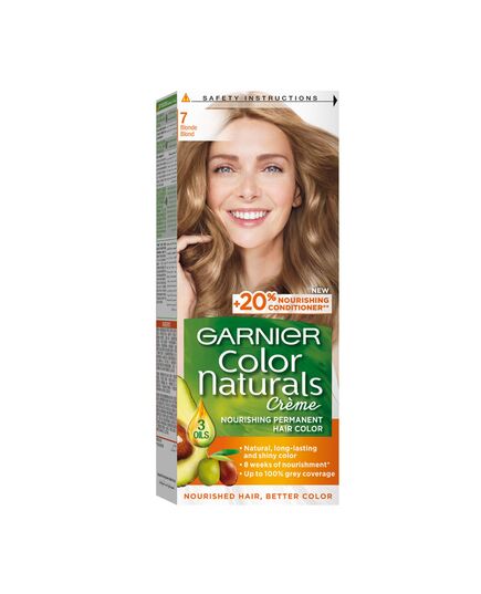 Garnier Color Naturals Permanent Crème Hair Color 3 oils - 7 Blonde