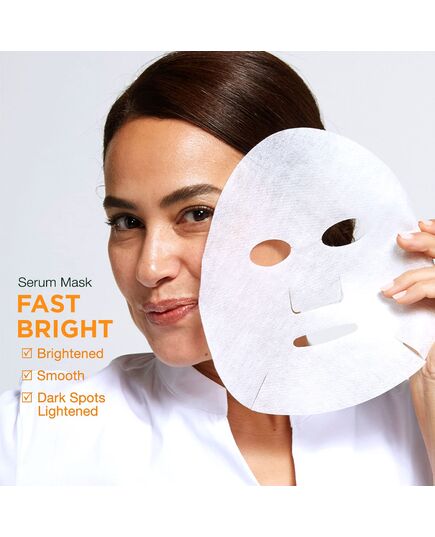 Garnier Skinactive Fast Bright Instant Brightening Tissue Mask With Vitamin C And Milky Essence, 28 Gm