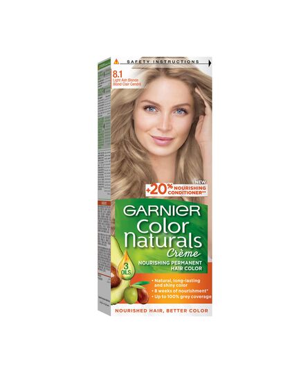 Garnier Color Naturals Permanent Crème Hair Color - 8.1 Light Ash Blonde