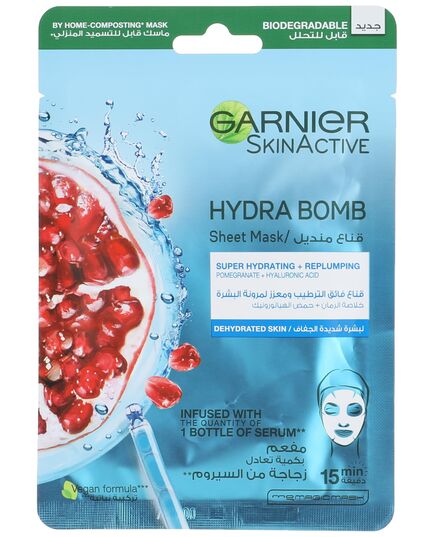 Garnier Moisturizing Hydra Bomb Tissue Mask With Pomegranate