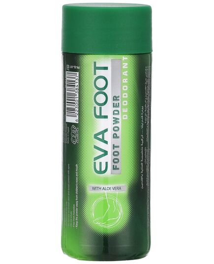 Eva Foot - Foot Powder Deodorant with Aloe Vera, 50gm